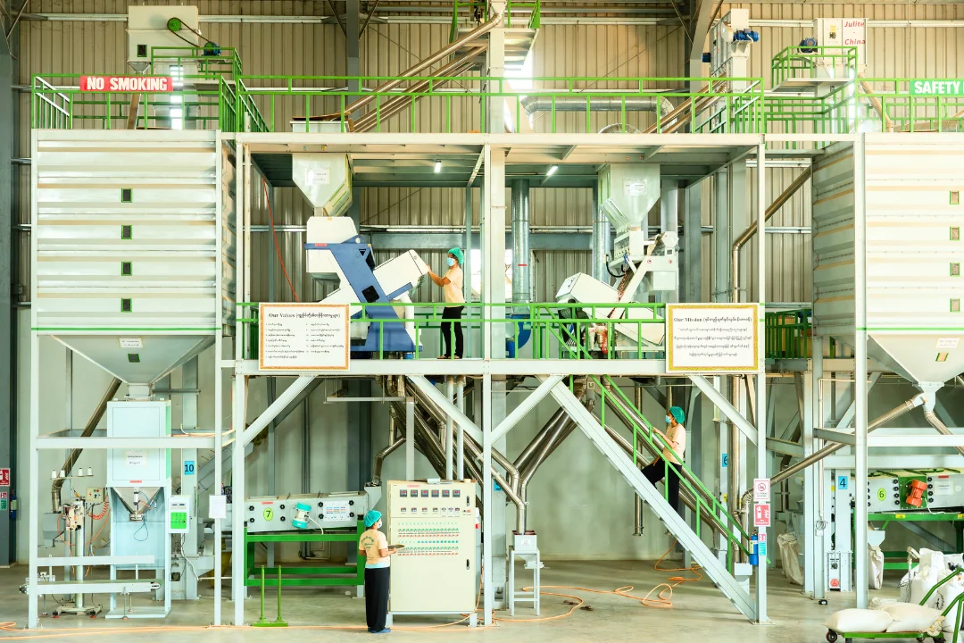 MMTW processing plant machinery